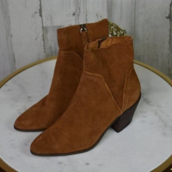 Splendid Cherie Bootie Brown Leather - Picture 7 of 10